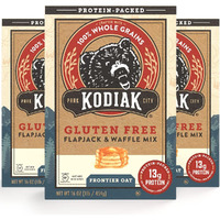 Kodiak Cakes Frontier Oat Gluten-Free Flapjack & Waffle Mix, 16 Oz (Pack Of 3)