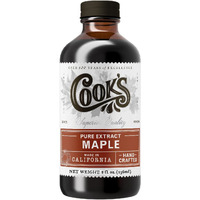 Cook's, Pure Maple Extract, All Natural Premium Maple Sap From Vermont's Finest Maple Trees, 8 Oz