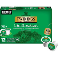 Twinings Irish Breakfast Black Tea K-Cup Pods For Keurig, 12 Count (Pack Of 6), Robust, Strong, Bold Flavour, Caffeinated, Enjoy Hot Or Iced | Packaging May Vary