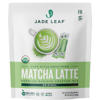 Jade Leaf Matcha Organic Cafe Style Sweetened Matcha Latte Green Tea Powder, Premium Barista Crafted Mix - Authentically Japanese (30 Count)