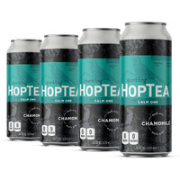 Hoplark Sparkling Hoptea - The Calm One (12Pk - 16Oz Cans)- Craft Brewed Na Beer Alternative - Gluten-Free, Non Gmo, Zero Calories, Sugar-Free, Caffeine-Free, Unsweetened, Sparkling Tea + Water + Hop