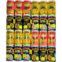Hawaiian Sun Drinks 24 Pack Sampler (Pass-O-Guava,Pineapple-Orange, Lilikoi-Passion Fruit, Guava) 6 Pack Of Each