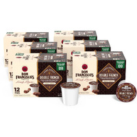 Don Francisco's Double French Dark Roast Coffee Pods - 72 Count - Recyclable Single-Serve Coffee Pods, Compatible With Your K- Cup Keurig Coffee Maker
