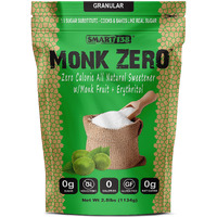 Monk Zero - Monk Fruit Sweetener, Non-Glycemic, Keto Approved, Zero Calories, 1:1 Sugar Substitute (Granular, 40Oz)