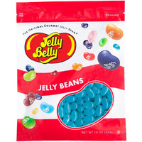 Jelly Belly Berry Blue Jelly Beans - 1 Pound (16 Ounces) Resealable Bag - Genuine, Official, Straight From The Source