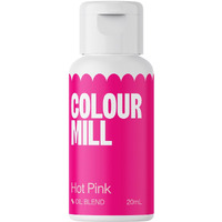 Colour Mill Oil-Based Food Coloring, 20 Milliliters Hot Pink