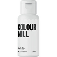 Colour Mill Oil-Based Food Coloring, 20 Milliliters White