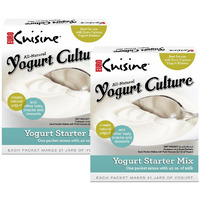 Euro Cuisine Ri1020 All Natural Yogurt Culture Starter, For Dairy Free, Whole Milk, Protein Yogurt, Probiotic Yogurt Pouches For Homemade Yogurt 2Pack