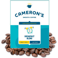 Cameron's Coffee Breakfast Blend Whole Bean Coffee, Light Roast, 100% Arabica, Bulk, 4-Pound Bag, (Pack Of 1)