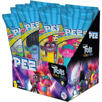 Pez Candy Trolls Assorted Dispensers, 0.58 Ounce (Pack Of 12), 6.96 Ounce