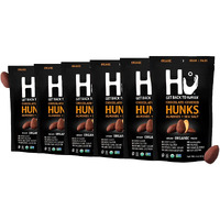 Hu Keto Friendly Vegan Hunks |Chocolate Covered Almonds With Sea Salt | 6 Pack | Non-Gmo, Gluten Free, Paleo, Organic Dark Chocolate