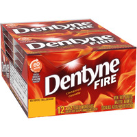 Dentyne Fire Bubble Gum, Cinnamon, 12X12/144Ct, {Imported From Canada}