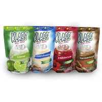 Drink Mix Variety Pack Of Aguas Frescas | Klass Horchata Limeade Hibiscus & Tamarind Drink | Flavors From Natural Sources, No Artificial Flavors, With Vitamin C (Makes 7 To 9 Quarts) 14.1 Oz Family Pack (4-Pack)