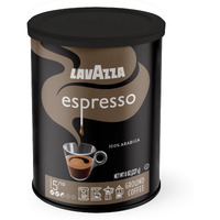 Lavazza Caffe Espresso Ground Coffee Blend, Medium Roast, 8 Oz