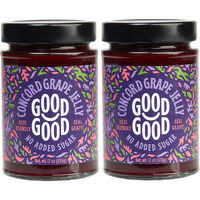 Good Good No Added Sugar Concord Grape Jelly - Keto Friendly Jelly- Low Carb, Low-Calorie And Vegan - Diabetic Friendly - 12Oz / 330G (Pack Of 2)