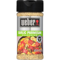 Weber Garlic Parmesan Seasoning, 4.3 Ounce Shaker (Pack Of 6)