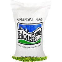 Split Peas | Green | 25 Lbs | Family Farmed In Washington State | Non-Gmo Project Verified | Non-Irradiated | Kosher Parve | Field Traced | High In Protein