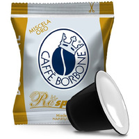 Caffe Borbone Nespresso Compatible Coffee Pods, Gold Blend, Freshly Roasted And Packaged In Italy - 50 Individually Wrapped Coffee Pods - Not Compatible With Vertuo