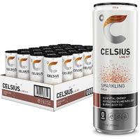 Celsius Sparkling Cola, Functional Essential Energy Drink, 12 Fl Oz (Pack Of 24)