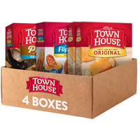Kellogg's Town House Crackers, Party Snacks, Party Pack, Variety Pack (4 Boxes)
