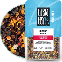 Tiesta Tea - Cherry Punch | Sweet Cherry Herbal Tea | Premium Loose Leaf Tea Blend | Non-Caffeinated Fruit Tea | Make Hot Or Iced & Up To 25 Cups | Made W/Natural Ingredients - 2Oz Resealable Pouch
