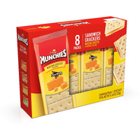 Munchies Flavored Nacho Cheese Sandwich Crackers, 1.38 Ounce (Pack Of 96)
