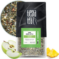 Tiesta Tea - Sour Green Apple - Tart Apple Green Tea - Loose Leaf Tea Blend - Medium Caffeinated Green Tea - Make Hot Or Iced Tea Up To 140-200 Cups - 16 Oz Resealable Bulk Bag