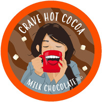 Crave Hot Chocolate Pods, Compatible With 2.0 K-Cup Brewers, Milk Chocolate, 40 Count