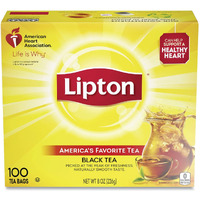 Lipton Tea Bags Black Flavor 100 Bags Per Box