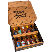 Hot Ones Season 24 Lineup, Hot Sauce Challenge Kit Made With Natural Ingredients, Unique Condiment Gift Box Is The Ultimate Variety Pack For Spice Lovers, 5 Fl Oz Bottles Produced In Small Batches (10-Pack)