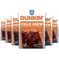 Dunkin' Cold Brew Ground Coffee Packs, 8.46 Ounces (Pack Of 6)