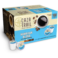 Caza Trail Coffee, Kona Blend, 100 Single Serve Cups