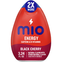 Mio Energy Black Cherry Naturally Flavored With Other Natural Flavor Liquid Water Enhancer, 3.24 Fl Oz Bottle