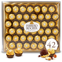 Ferrero Rocher, 42 Count, Premium Milk Chocolate Hazelnut, Chocolates For Gifting, 18.5 Oz