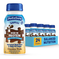 Pediasure Sidekicks, 24 Shakes, Kids Protein Shake, With Key Nutrients And Protein To Help Kids Catch Up On Growth And Help Fill Nutrient Gaps, Chocolate, 8 Fl Oz, Pack Of 24