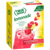 True Lemon Raspberry Lemonade Water Enhancer Drink Mix (30 Packets), Low Calorie Drink Mix Packets For Water,Powdered Drink Mixes & Flavorings,Individual Drink Packets,Water Flavor Packets With Stevia