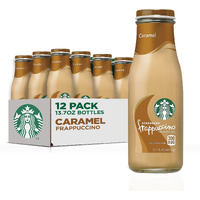 Starbucks Frappuccino Coffee Drink, Caramel, 13.7 Fl Oz Bottles (12 Pack)