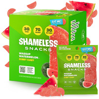 Shameless Snacks - Healthy Low Calorie Snacks, Low Carb Keto Gummies (Gluten Free Candy) - 6 Pack Wassup Watermelon