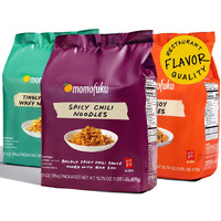 Momofuku Spicy Ramen Noodle Variety Pack By David Chang, 15 Count (Pack Of 3) Of Air-Dried Vegan Instant Noodles With 11G Of Plant Based Protein