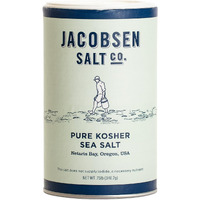 Jacobsen Salt Co. Pure Kosher Sea Salt - Kosher, Coarse, Non-Iodized Made In Usa, Non-Gmo, Steak Seasoning, Gourmet, Real Salt Flakes - 12Oz
