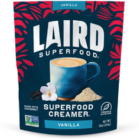 Laird Superfood Non-Dairy Original Superfood Vanilla Coconut Powder Coffee Creamer, Gluten Free, Non-Gmo, Vegan, 16 Oz. Bag, Pack Of 1