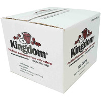 Kingdom Prefilled Communion Cup With Wafers(100 Ct-Red Juice) Sealed In A Single-Serving Container With 1-Year Shelf Life, Perfect For Holy Eucharist Celebration In Hospitals, Summer Camps, And More!