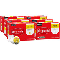 Community Coffee & Chicory 72 Count Coffee Pods, Dark Roast, Compatible With Keurig 2.0 K-Cup Brewers