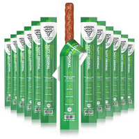Mission Meats Grass Fed Beef Sticks - Sugar Free Beef Sticks, Gluten Free, Whole 30, Paleo, Keto Meat Sticks, Sugar Free Jerky Beef Sticks Individually Wrapped, 1Oz (Original, Pack Of 48)
