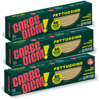 Carbe Diem!, Fettuccine, Lower Net Carb Pasta With Traditional Flavor & Texture, Pasta Re-Imagined For Healthy Lifestyles