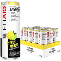 Fitaid Zero, Keto-Friendly, Number 1 Post-Workout Recovery Drink, Contains Zero Sugar, Bcaas, Glucosamine, 5 Calories, 12 Fl Oz (Pack Of 12)
