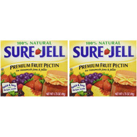 Sure Jell Premium Fruit Pectin For Homemade Jams And Jellies, 100% Natural, 1.75 Ounce (Pack Of 2)
