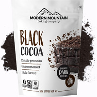 Black Cocoa Powder (8 Oz) Bake The Darkest Chocolate Baked Goods, Achieve Rich Chocolate Flavor, Natural Substitute For Black Food Coloring, Dutch-Processed Cocoa Powder, Unsweetened, Extra Dark, Fair Trade Certified