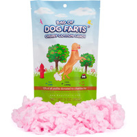 Bag Of Dog Farts Cherry Cotton Candy Funny Dog Lover Gift For All Ages Unique Birthday For Friends, Mom, Dad, Girl, Boy Funny Easter Basket Stuffer Gag Gift, 3 Ounces / 1 Pack