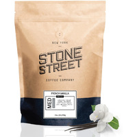 Stone Street Flavored Ground Coffee, French Vanilla, Freshly Roasted, 100% Colombian Arabica, Gourmet Coffee, Medium Roast, 1 Lb